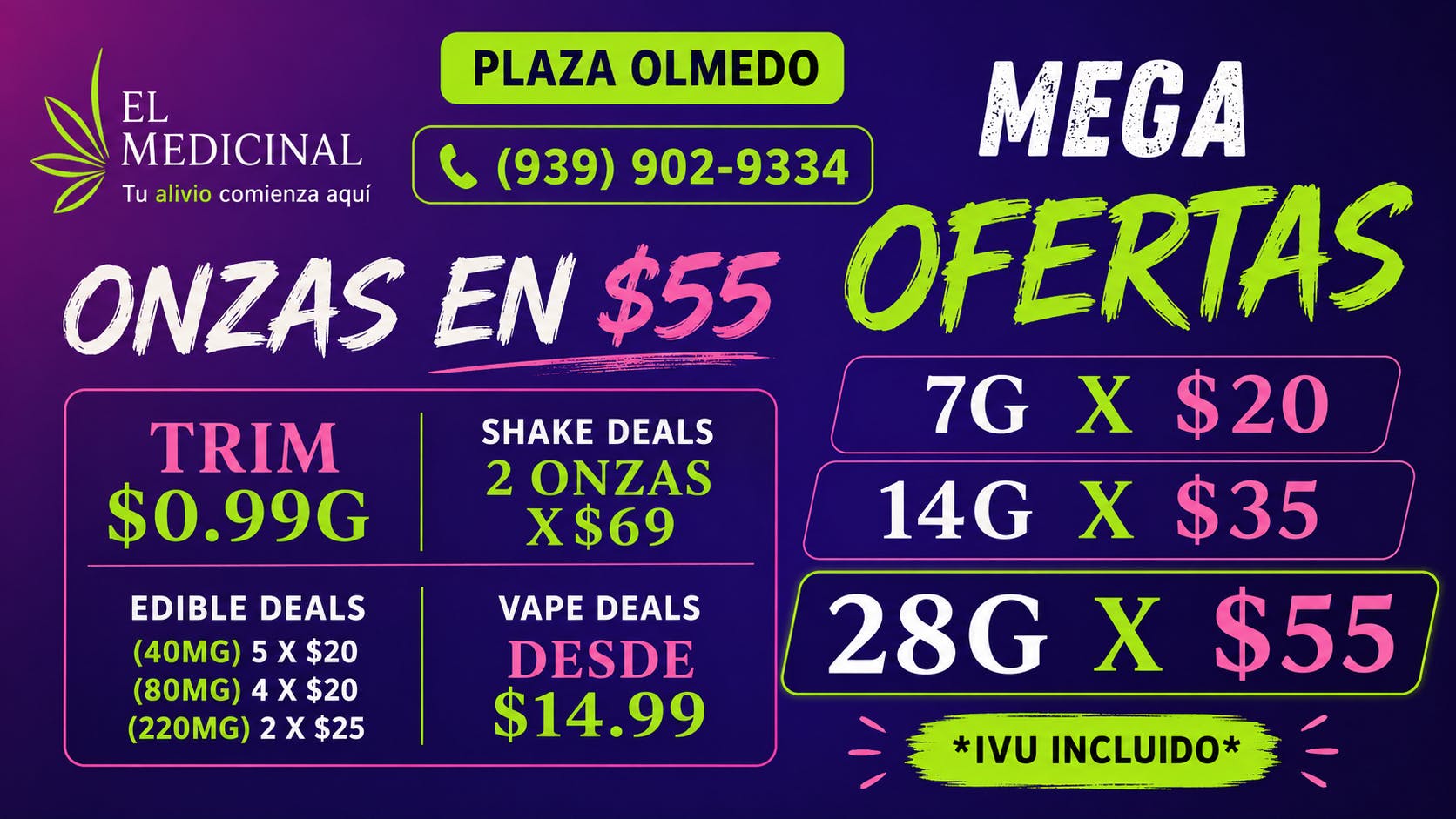 El Medicinal MEJORES OFERTAS! UBICADOS EN GUAYNABO Y SAN JUAN