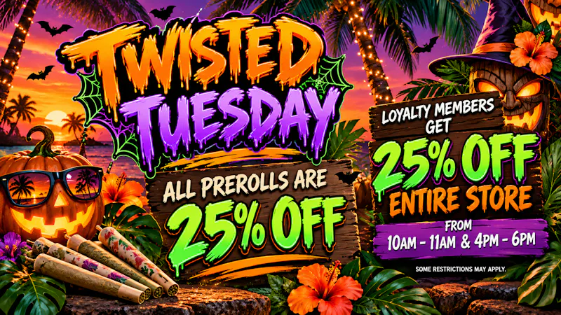 Humanity Wellness 🎃🌴 Get twisted this Tuesday! 🌴🎃