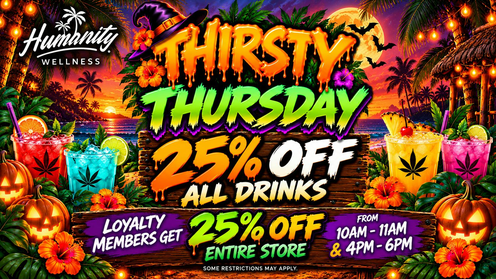 Humanity Wellness 🌴 Beat the Heat with Thirsty Thursday Deals!