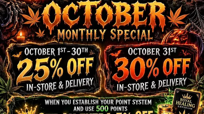 Royal Healing Emporium 25% off in store & deilverys
