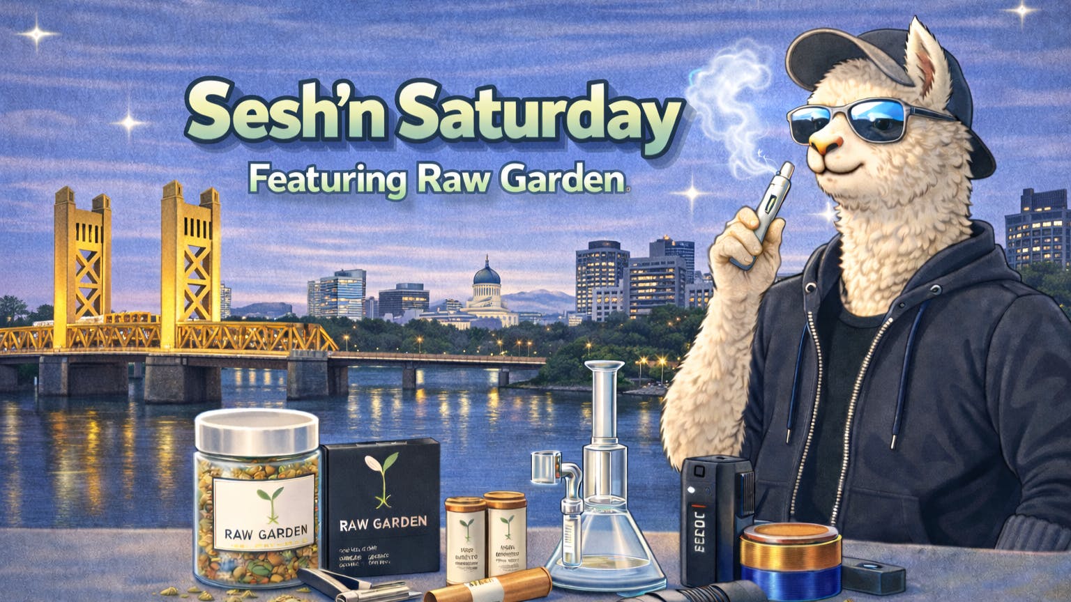 Alpaca Club Delivery Buy 2 Raw Garden products, get a 0.5g Cart