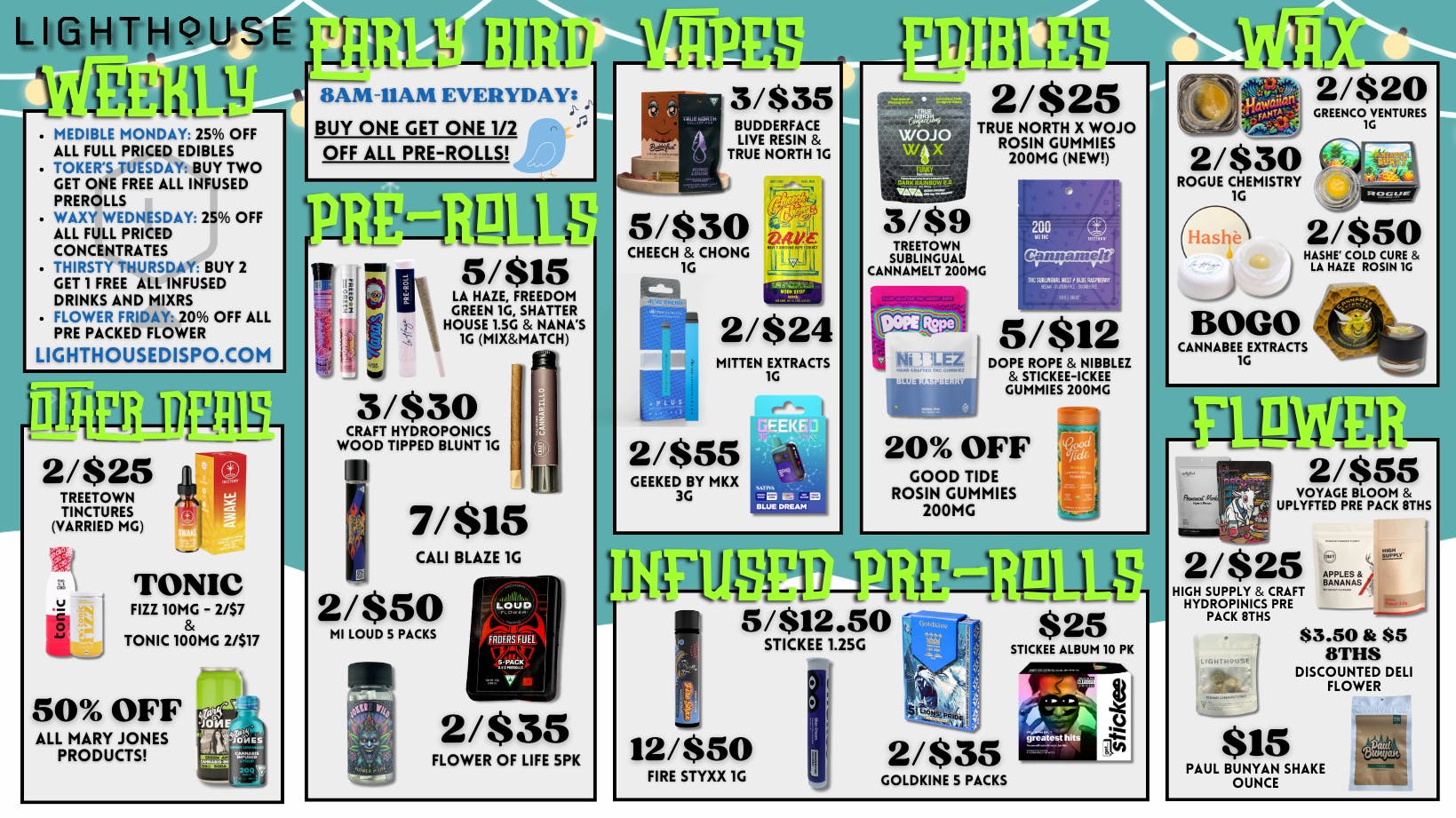 LIGHTHOUSE - RECREATIONAL DEALS AND STEALS!