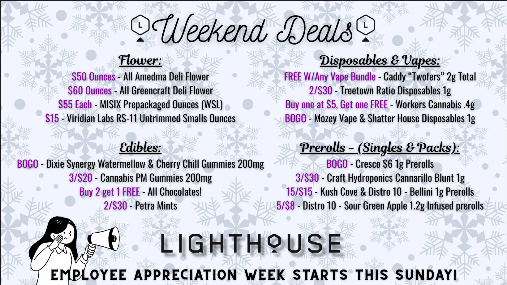 LIGHTHOUSE - RECREATIONAL Weekend Sales🤩