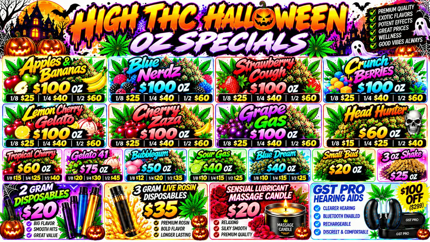 Black Purple Kush 🎃 OTD !! BLOWOUT OZ DEALS FROM $20 👻