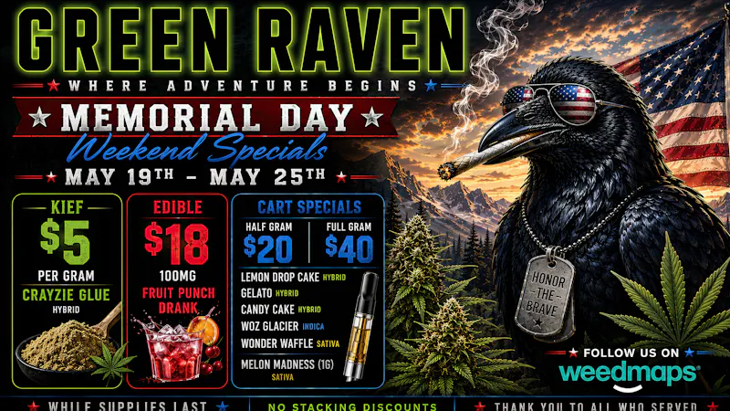 Green Raven Memorial Specials