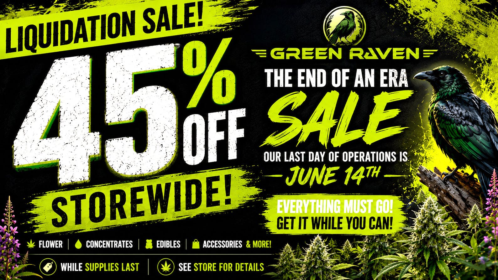 Green Raven The End of an Era