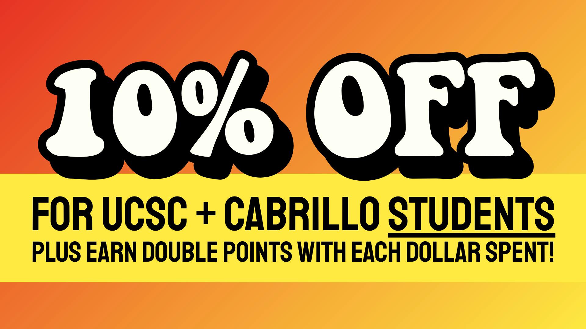 The Hook Outlet - Santa Cruz STUDENTS GET 10% OFF 💸