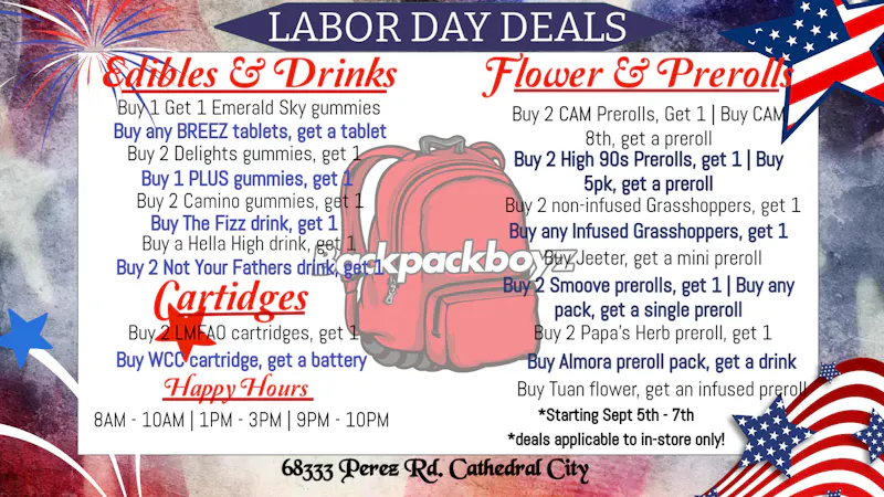 Dr. Greenthumb LABOR DAY WEEKEND DEALS SEPTEMBER 5TH - 7TH