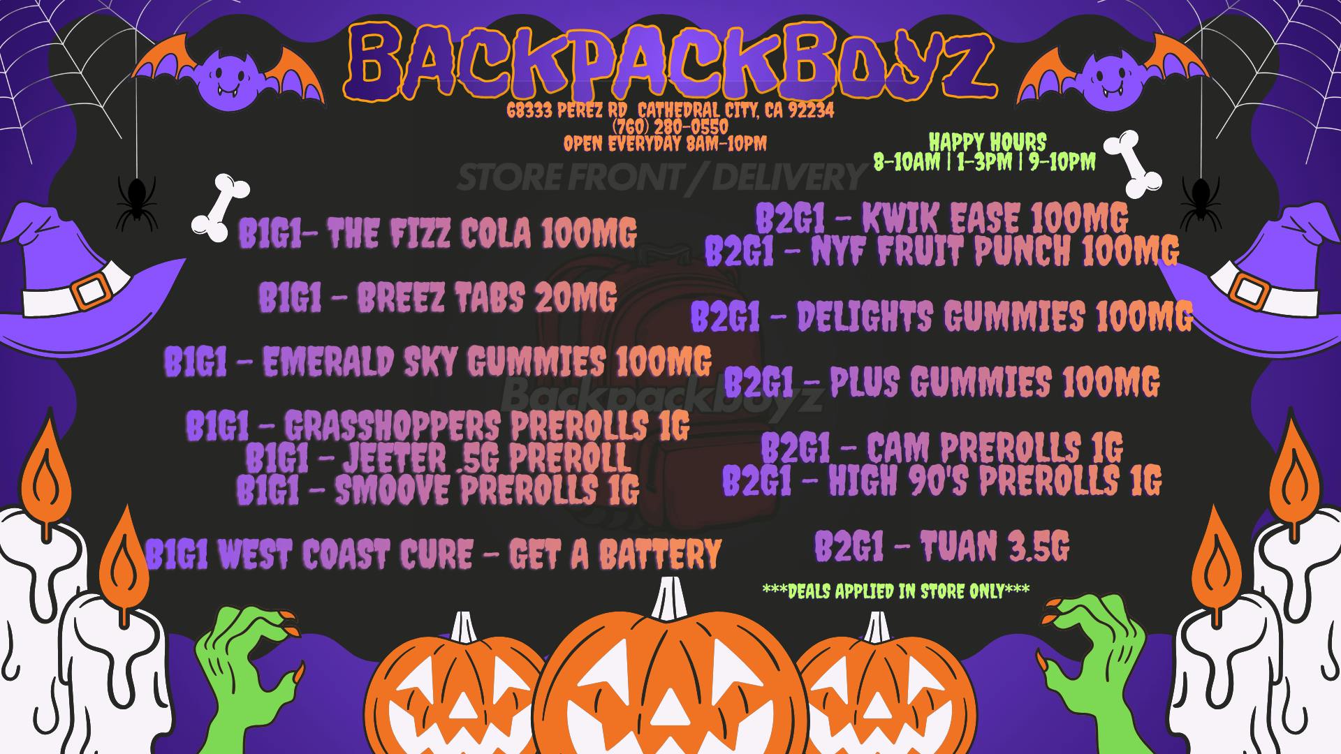 Dr. Greenthumb HALLOWEEN DEALS ALL MONTH LONG !!!! 🧡🎃🎃👻