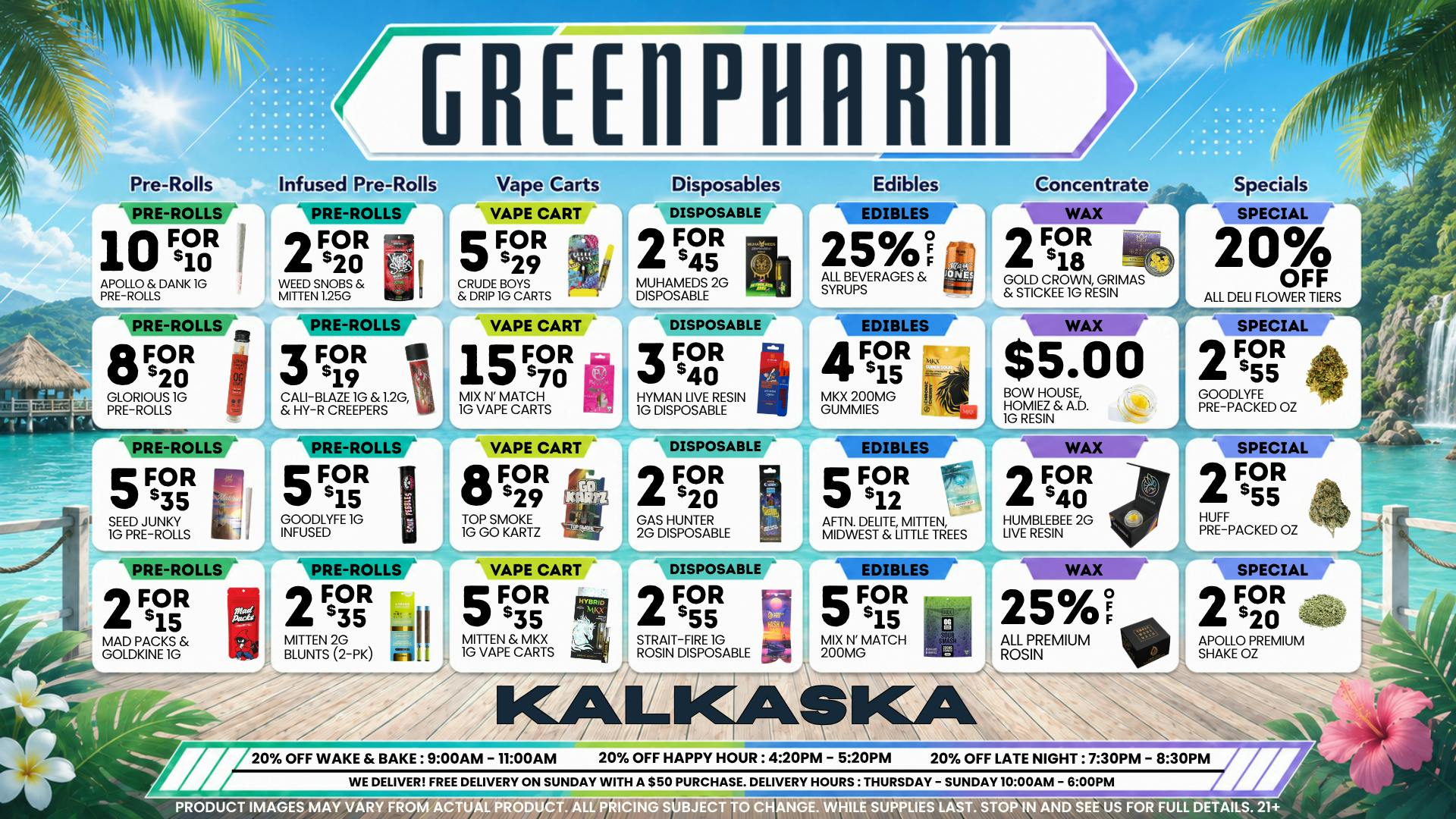 Green Pharm - Kalkaska - Recreational & Medical CELEBRATE THE GREATEST 4TH IN THE NORTH🎆
