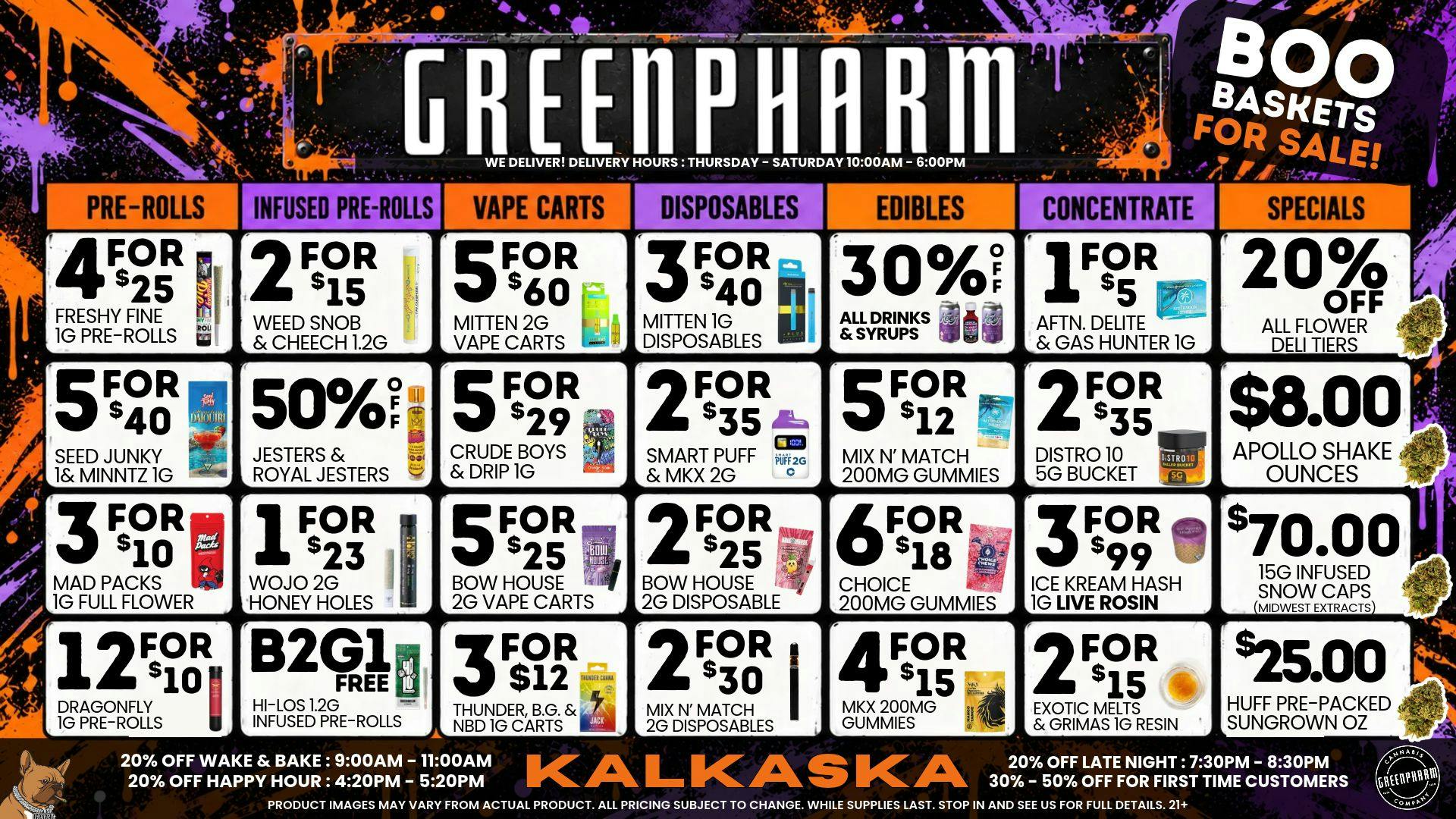 Green Pharm - Kalkaska - Recreational & Medical 🦇No Tricks! Just Treats!! 🍬