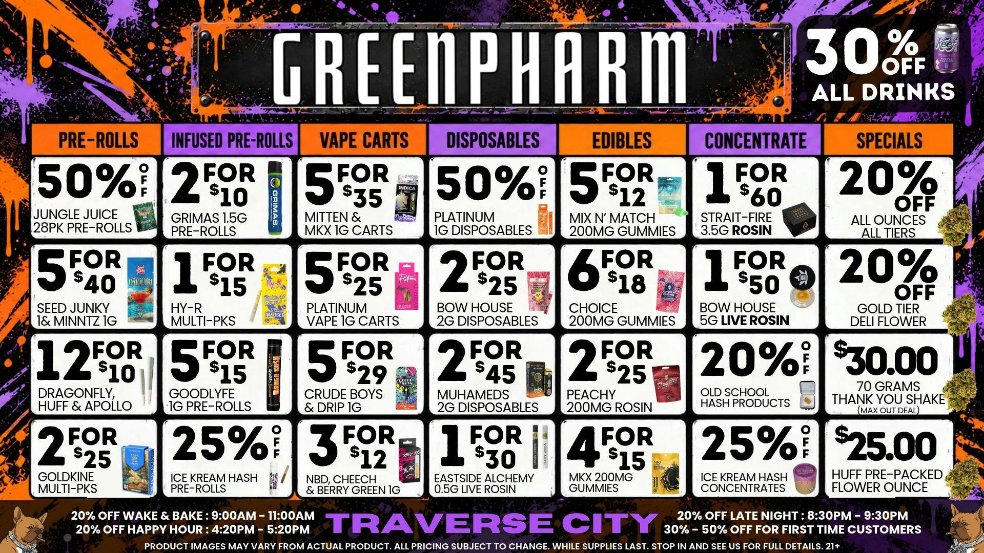 Green Pharm - Traverse City - Recreational & Medical 🦇No Tricks! Just Treats!! 🍬
