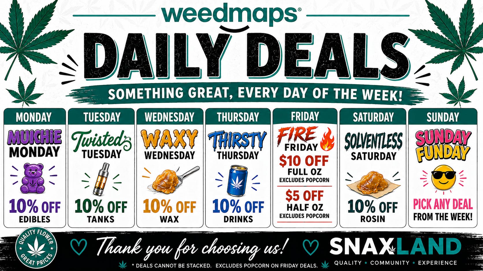 Snaxland Colorado Springs Daily Deals at Snaxland