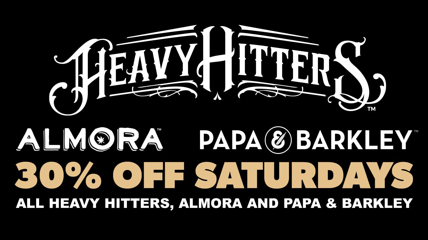 Remedy Room 30% OFF ALL HEAVY HITTERS, ALMORA & PAPA & BARKLEY