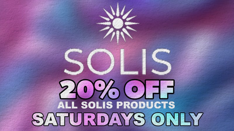 Remedy Room 20% OFF ALL SOLIS PRODUCTS SATURDAY