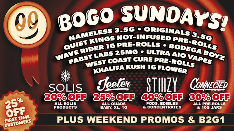Remedy Room BOGO SUNDAYS!!!