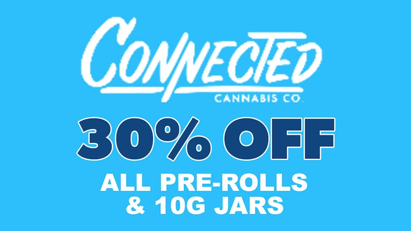 Remedy Room 30% OFF CONNECTED PRE-ROLLS & 10G JARS