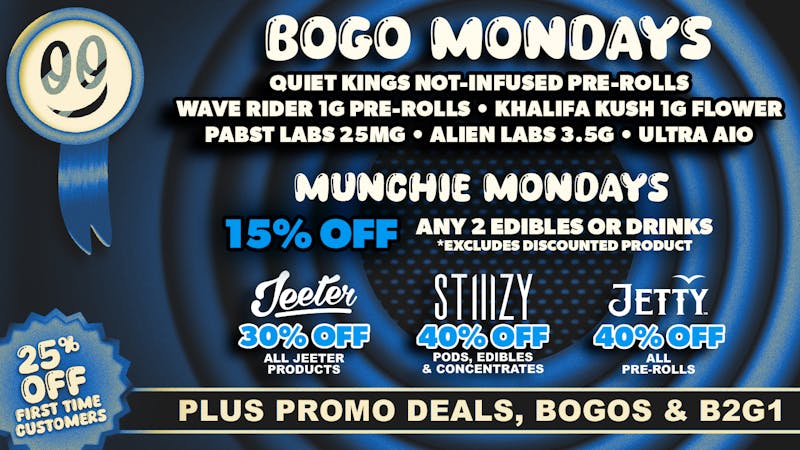 Remedy Room BOGO MONDAY / MUNCHIE MONDAY AND MORE!