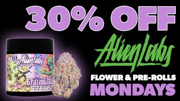Remedy Room 30% OFF ALIEN LABS FLOWER & PRE-ROLLS