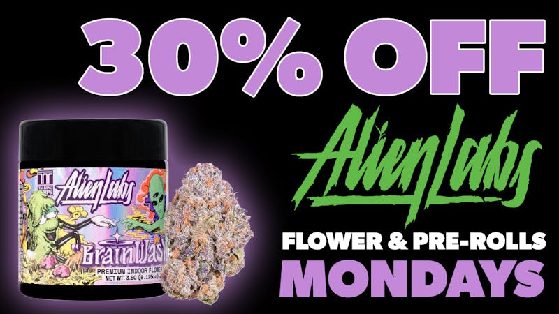 Remedy Room 30% OFF ALIEN LABS FLOWER & PRE-ROLLS