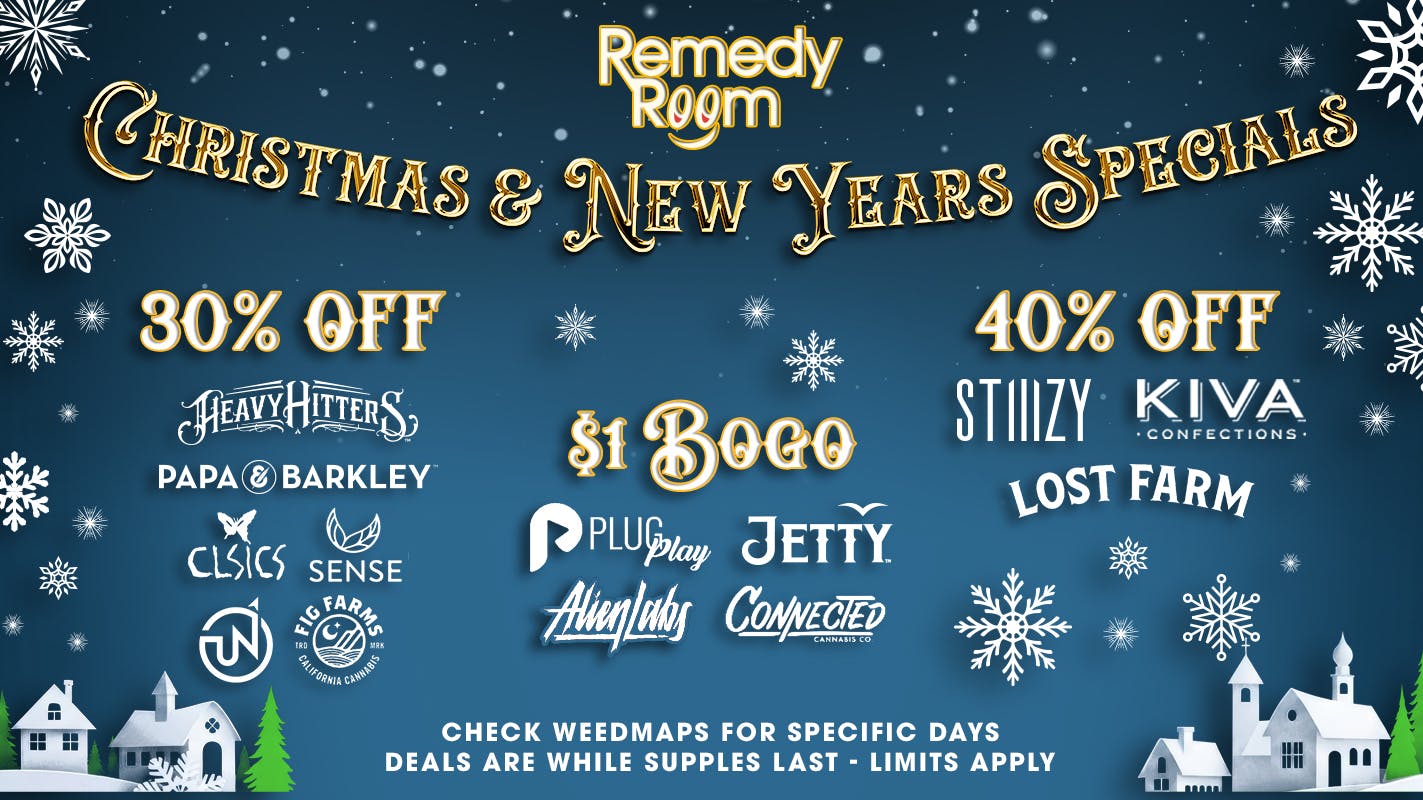 Remedy Room Christmas & New Year's Specials