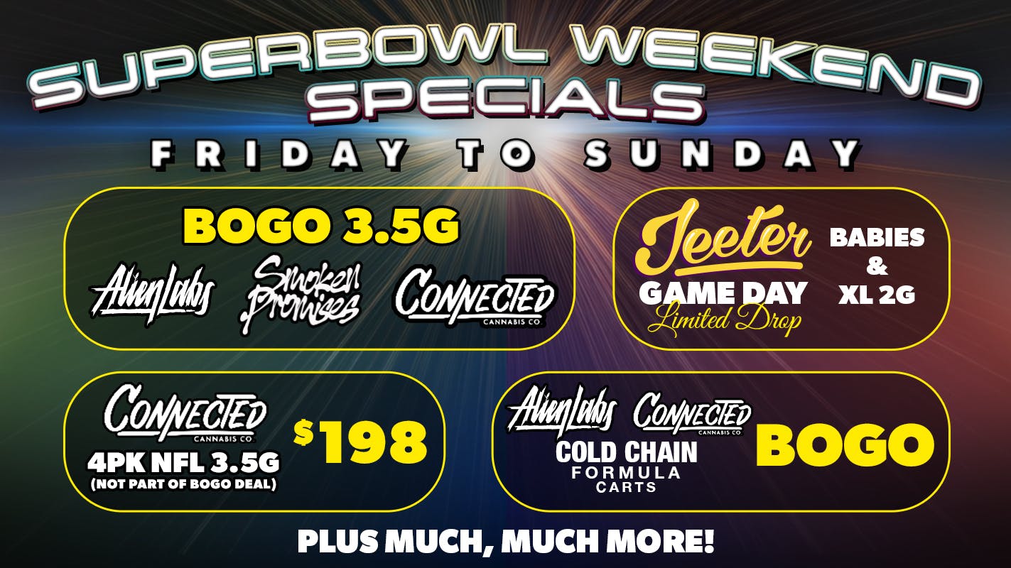 Remedy Room SUPERBOWL WEEKEND SPECIALS! FRIDAY TO SUNDAY