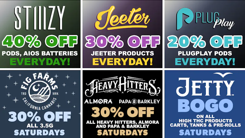 Remedy Room FIG FARMS, JETTY, PLUGPLAY, JEETER, HEAVY HITTERS