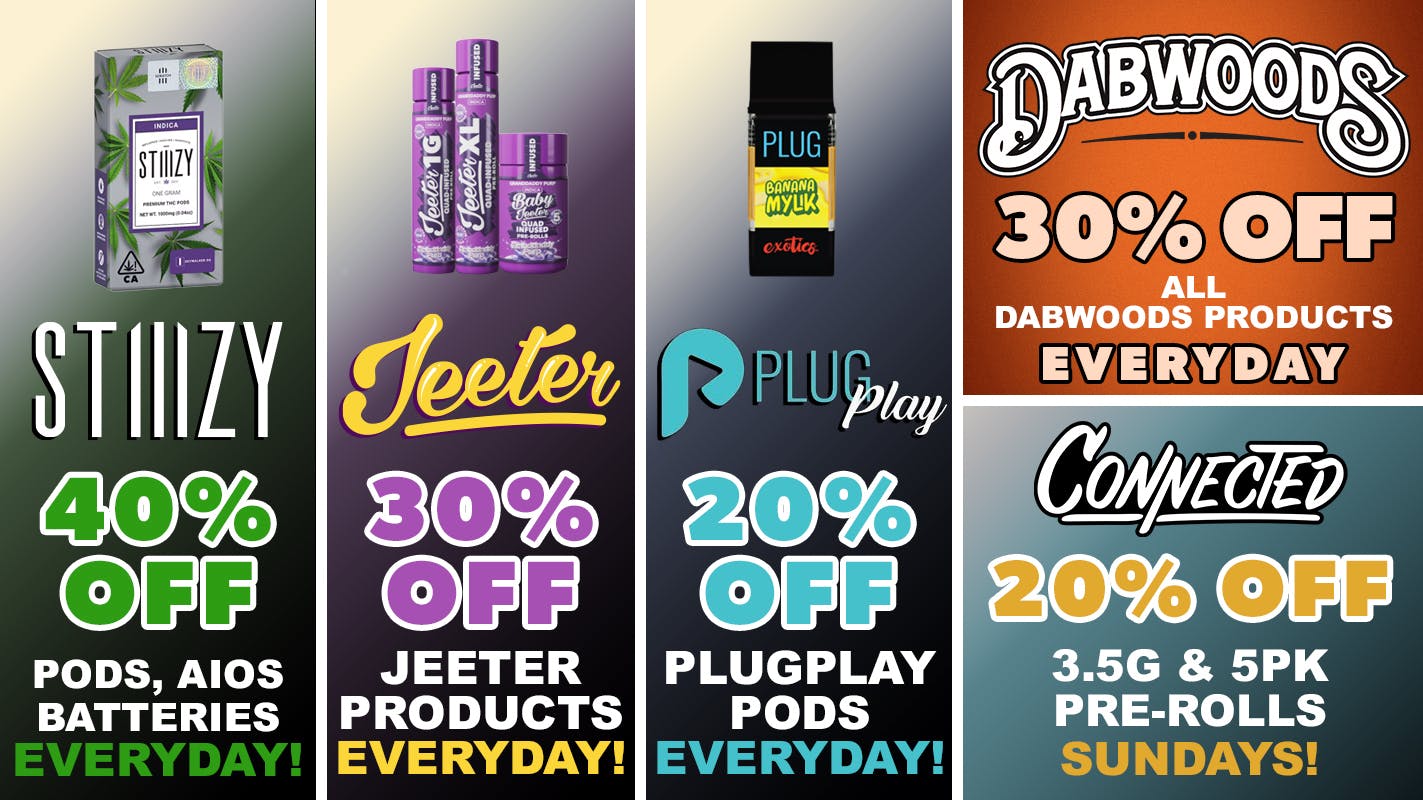 Remedy Room ALIEN LABS, STIIIZY, JEETER, PLUGPLAY, DABWOODS
