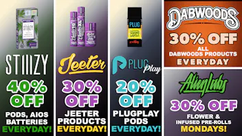 Remedy Room ALIEN LABS, STIIIZY, JEETER, PLUGPLAY, DABWOODS