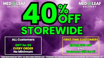 MedLeaf Weed Delivery - Temecula 40% OFF Storewide + Extra 10% OFF First Time Order
