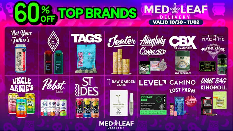 MedLeaf Weed Delivery - Fallbrook Halloween Weekend Specials!!!