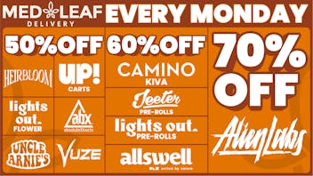 MedLeaf Weed Delivery - Oceanside Every Monday Deals!!!