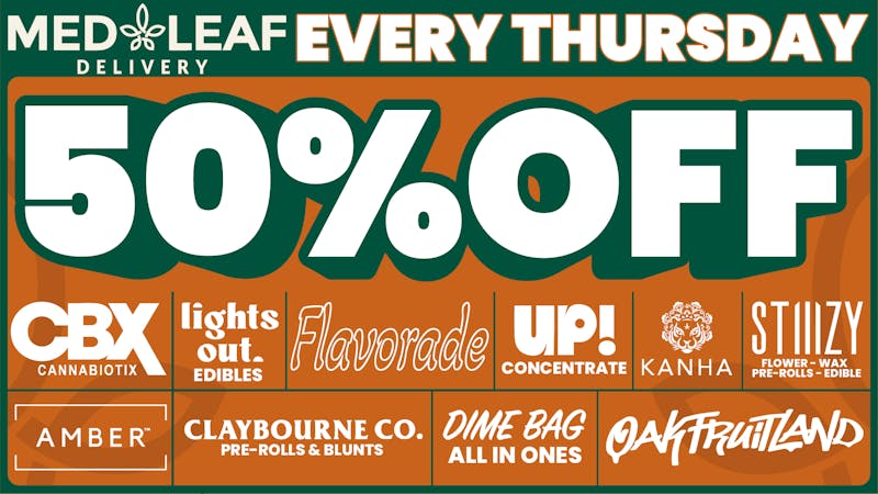 MedLeaf Weed Delivery - Murrieta Every Thursday Deals!!!