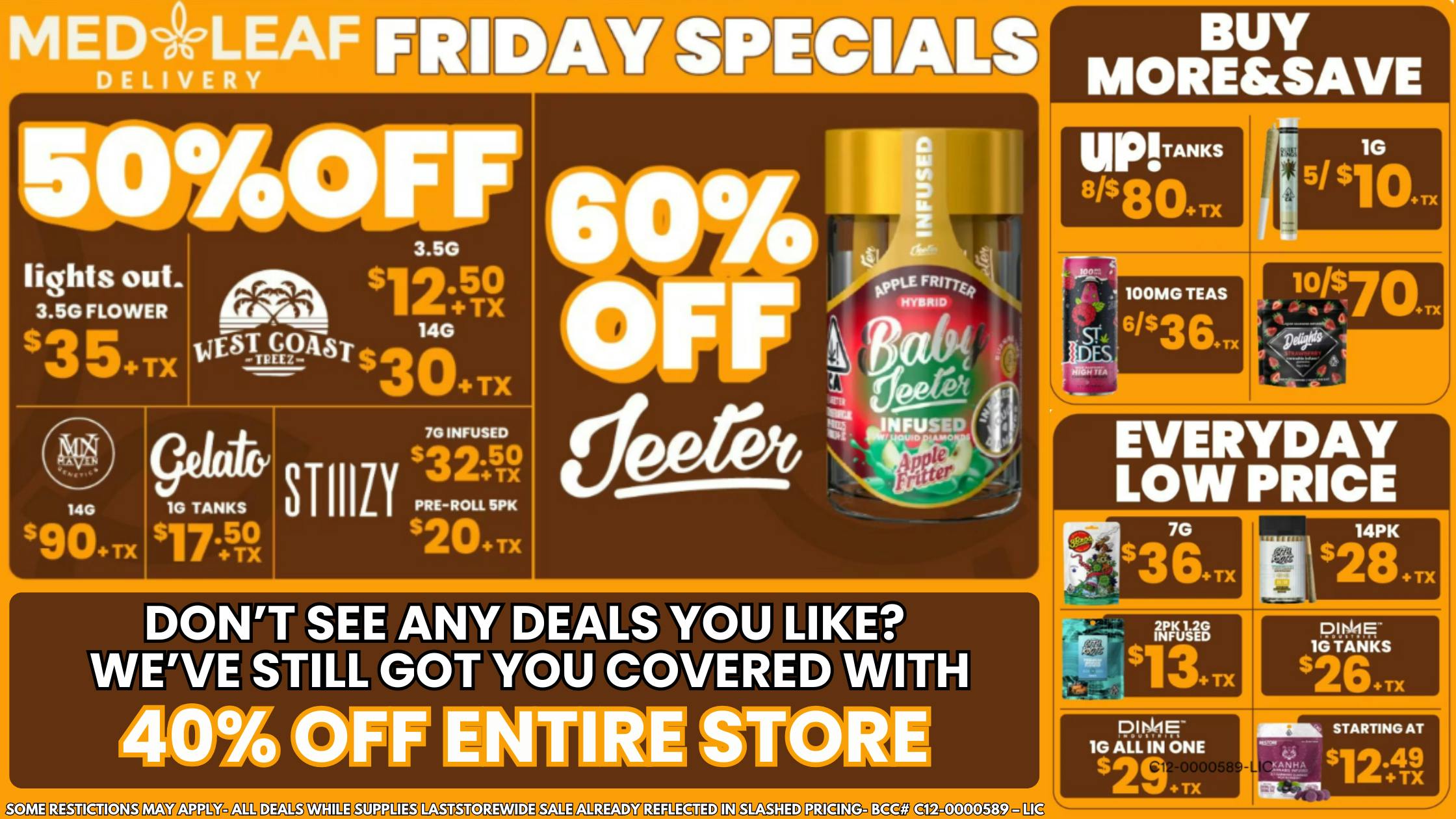 MedLeaf Weed Delivery - Fallbrook Every Friday Deals!!!