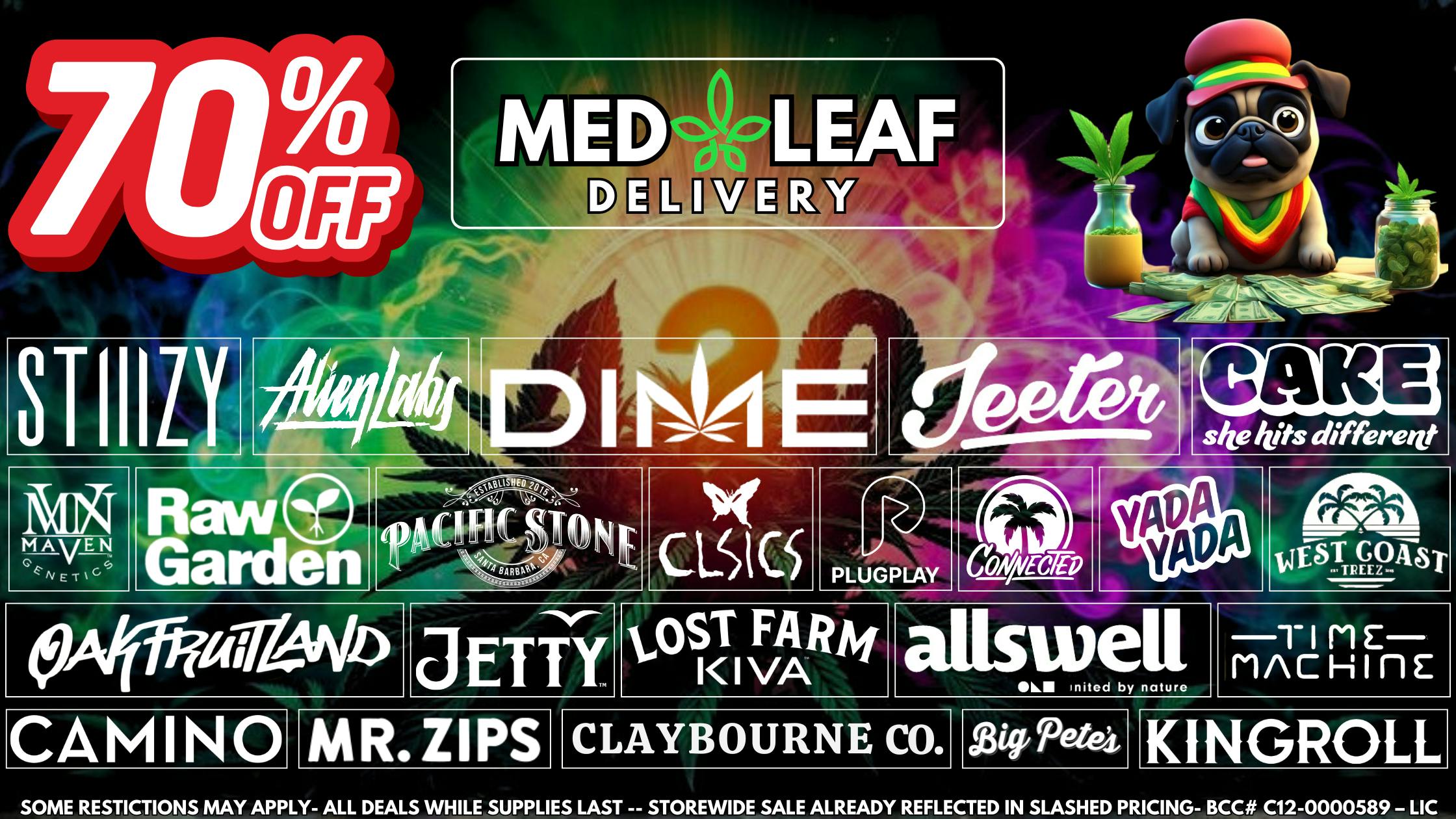 MedLeaf Weed Delivery - Vista 70% OFF TOP BRANDS