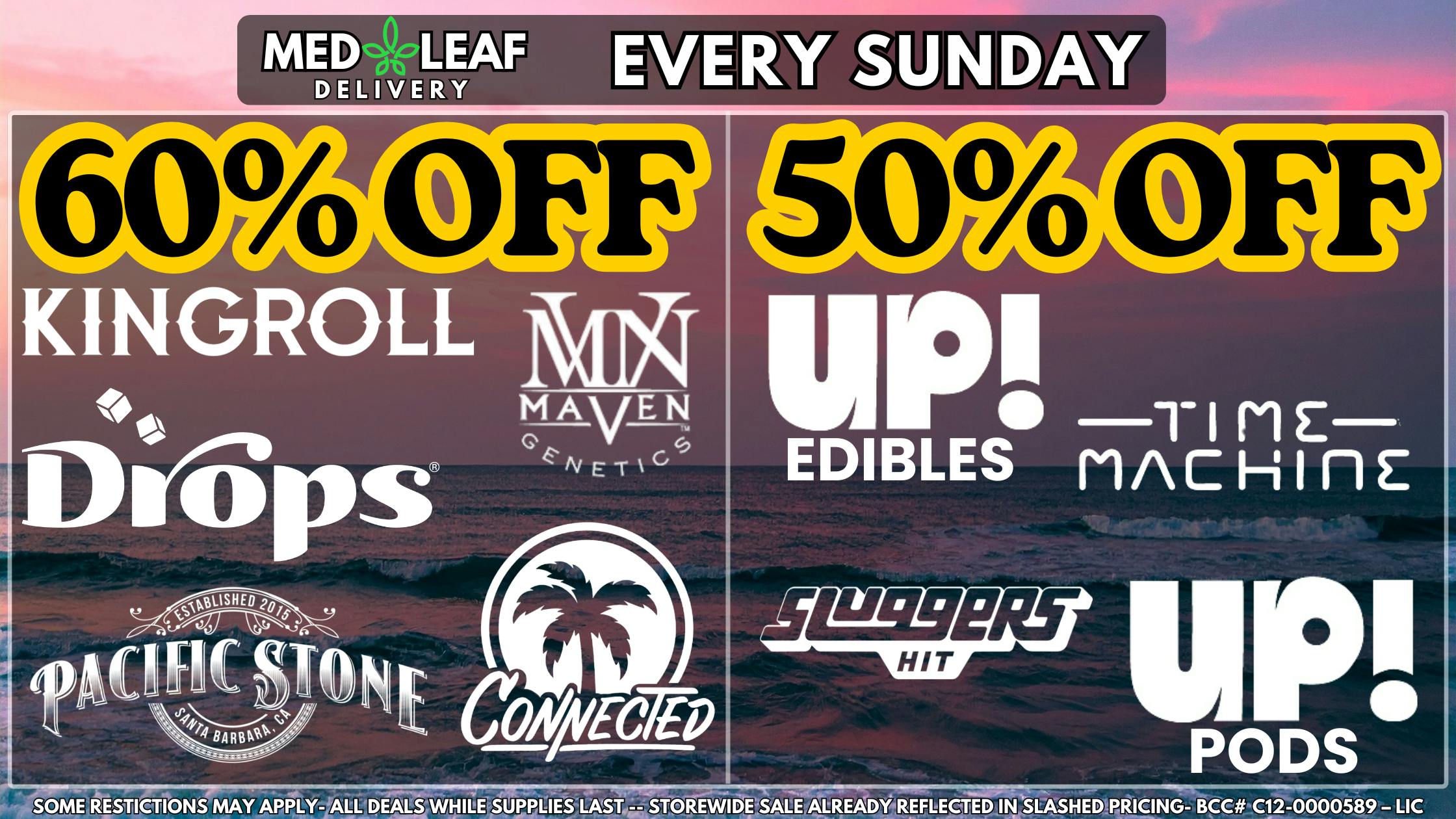 MedLeaf Weed Delivery - Temecula EVERY Sunday Deals!!!
