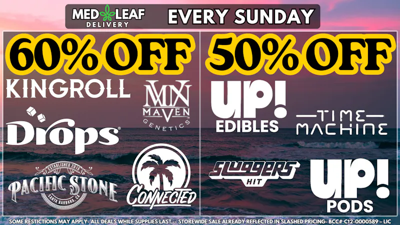 MedLeaf Weed Delivery - Carlsbad EVERY Sunday Deals!!!