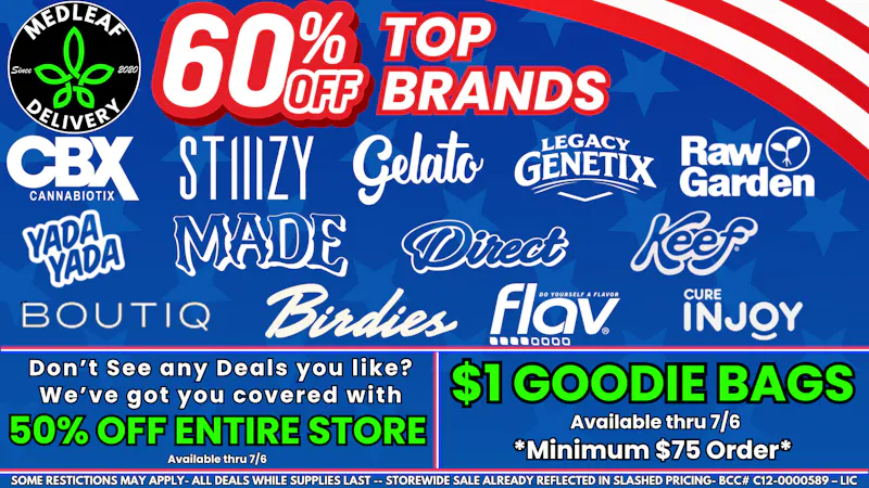 MedLeaf Weed Delivery - San Marcos 4th of July Deals 2026