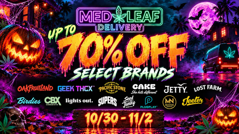 MedLeaf Weed Delivery - Del Mar SCARY GOOD DEALS up to 70% OFF