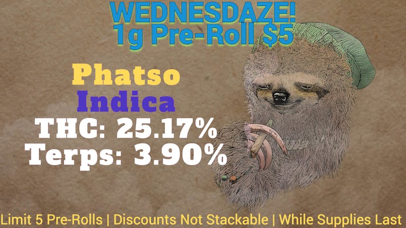 Laughing Salmon Cannabis Wednesdaze $5 1g Pre-roll