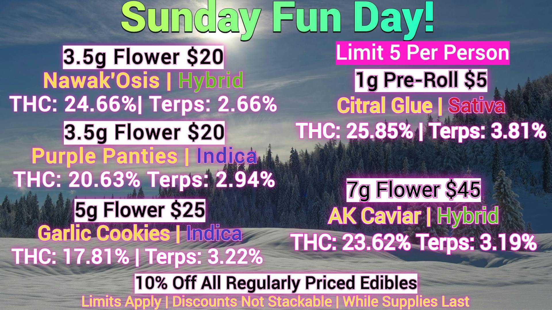 Laughing Salmon Cannabis Sunday Funday!!