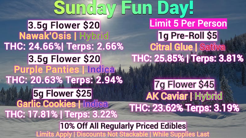 Laughing Salmon Cannabis Sunday Funday!!