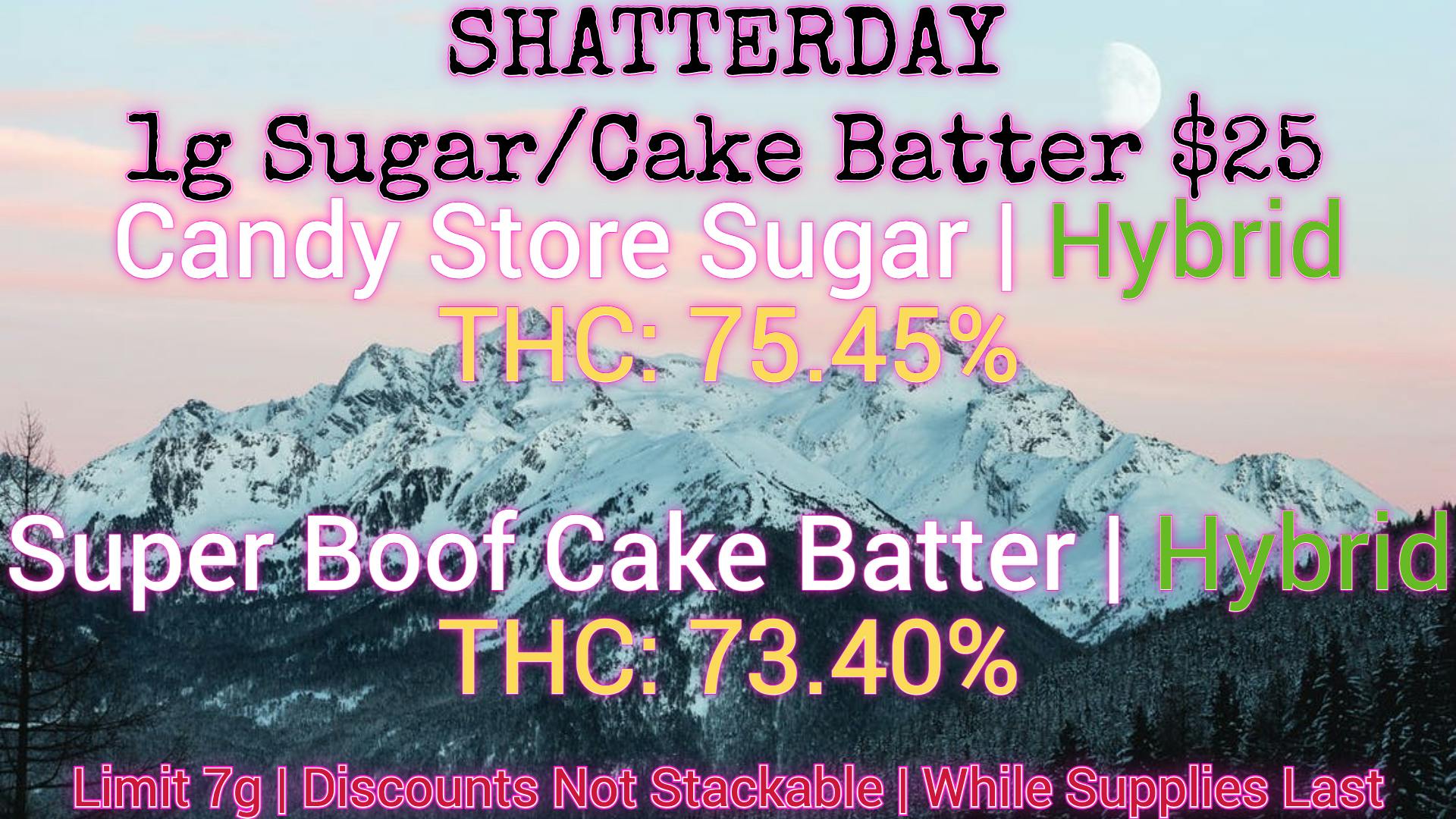 Laughing Salmon Cannabis Super Shatterday!!!