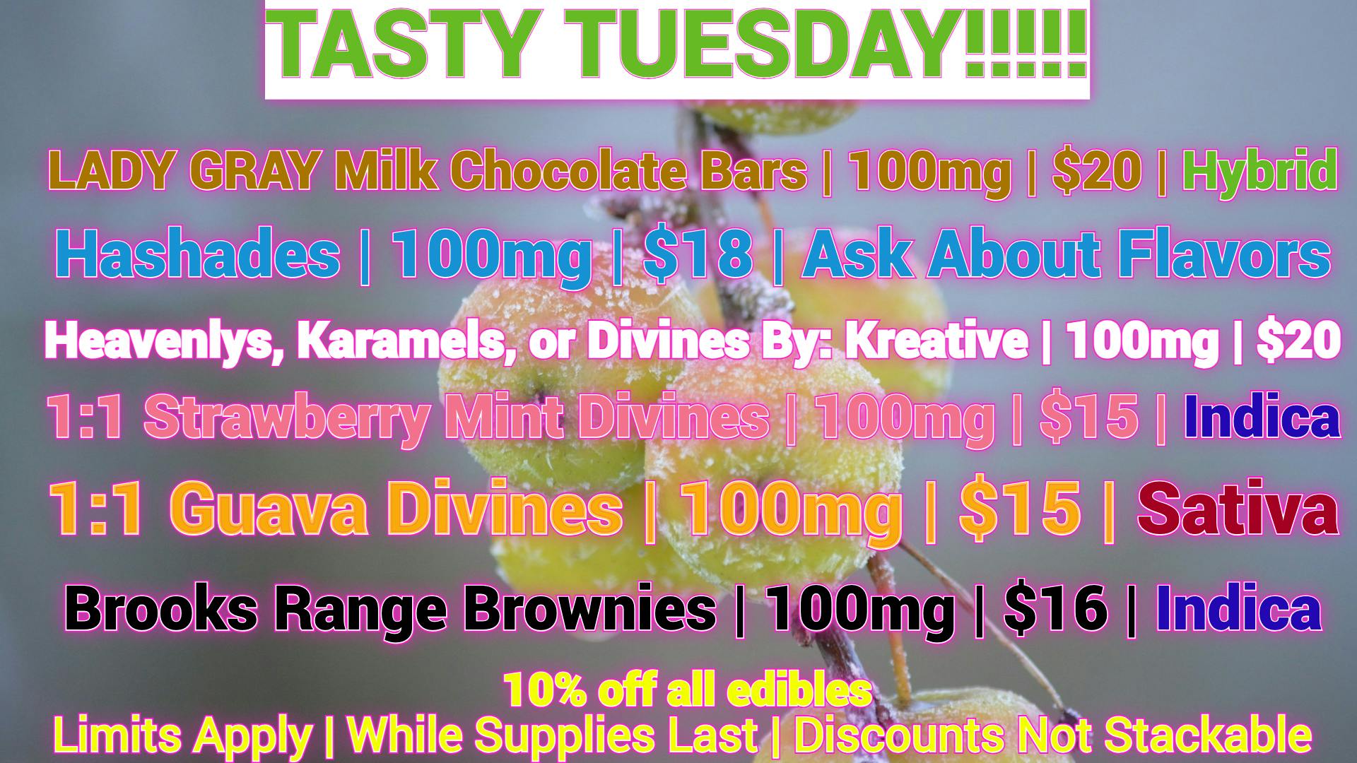 Laughing Salmon Cannabis Tasty Tuesday!!!!