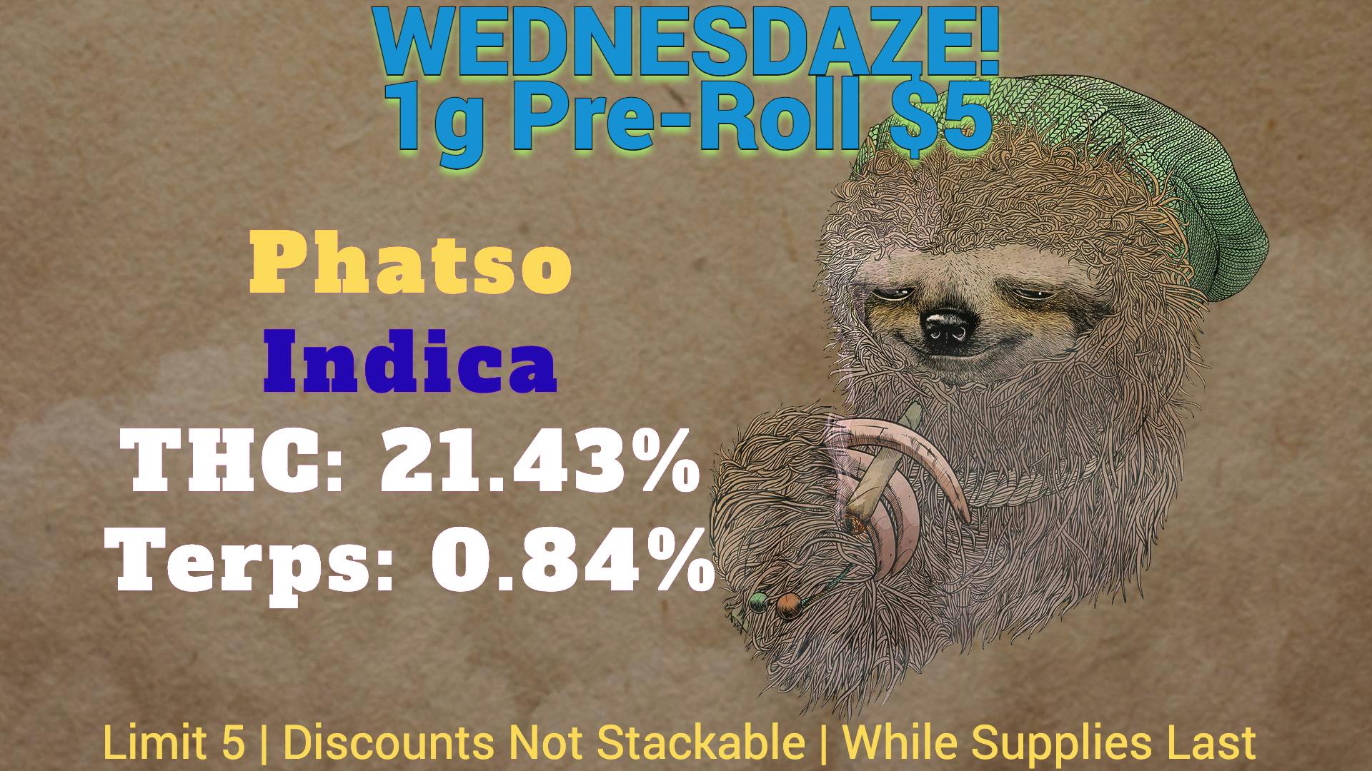 Laughing Salmon Cannabis Wednesdaze $5 1g Pre-roll