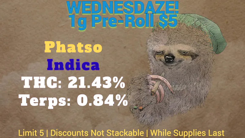 Laughing Salmon Cannabis Wednesdaze $5 1g Pre-roll