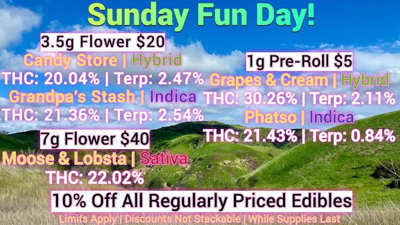 Laughing Salmon Cannabis Sunday Funday!!!!