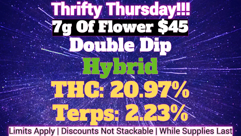 Laughing Salmon Cannabis Thrifty Thursday $45 7g flower
