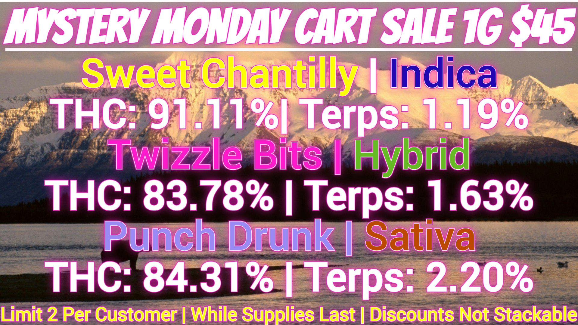 Laughing Salmon Cannabis Mondays $45 1g Cart