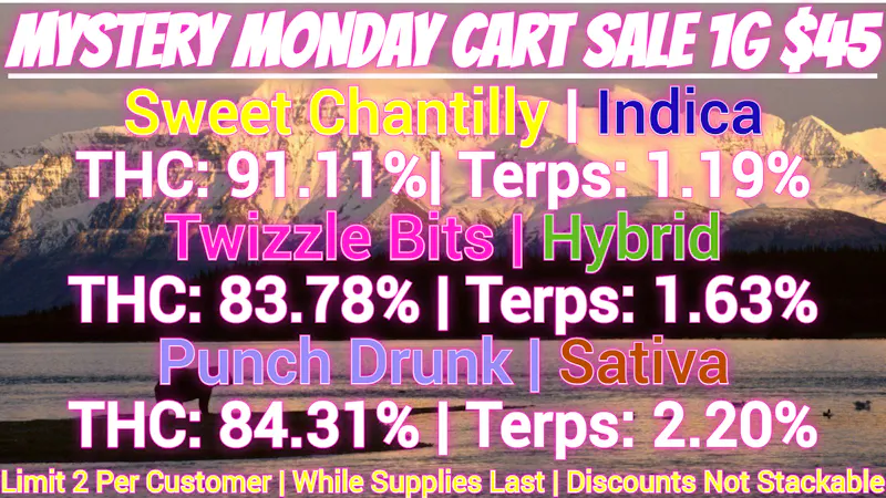 Laughing Salmon Cannabis Mondays $45 1g Cart